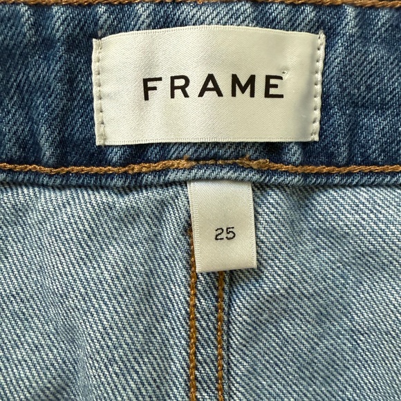 FRAME Cargo Pocket Denim Mini Skirt Utility Y2K Casual Jean Grunge Streetwear 25 - Picture 4 of 6